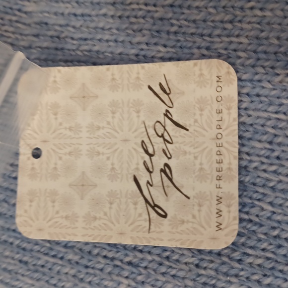 SALE! Free People heather blue,knit,mini skirt! SZ.S - Picture 6 of 6